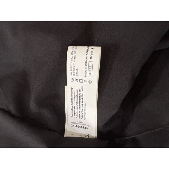 Motf Rhinestone Belt Black Square Neck Dress Size M - Picture 9 of 10